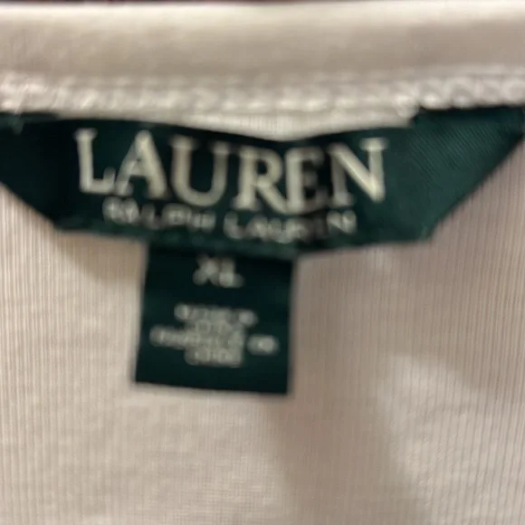 Ralph Lauren white lace up detail top - Picture 5 of 12